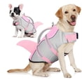 thumbnail image 2 of Dog Life Jacket Outdoor Swimming Training Buoyancy Jacket Five Size XS XL Polyester Jacket Three Color Optional (blue//gray) Life Jacket for Small Dogs Lifejackets for Dog Lifejacket for Dogs Xs Dog, 2 of 4