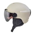 thumbnail image 1 of Casco de esquí Asian Head Equipment Protectores Cascos rígidos para hombres y mujeres Gafas anticolisión ligeras con protección contra el viento Forma integral para mantener el calor, 1 of 6