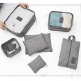 thumbnail image 2 of 7 Pcs Travel Storage Bags Multi-functional Clothing Sorting Packages, Travel Packing Compression Pouche, Luggage Organizer Pouch (grey), 2 of 4
