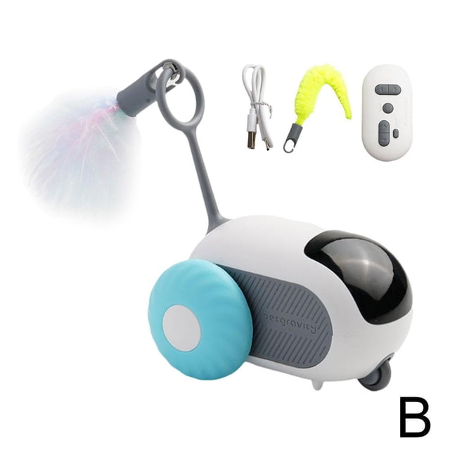 Smart Sports Car Remote Control Electric Cat Toy Self-Entertainment Small Mouse Cat Stick Cat Pet