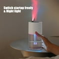 thumbnail image 3 of White Sky Projection Humidifier Usb Car Air Humidifier Flame Lamp Nebulizer Night Light Bedroom Essential Oil Diffuser White, 3 of 5