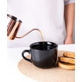 thumbnail image 6 of AmorArc Ceramic Soup Mugs with Lid, 24 oz Soup Cups with Hanlde for Coffee,Cereal,Salad,Noodles,Tea,Soup Bowls Cups,Microwave &Dishwasher Safe, Set of 4, Black with Vented lid, 6 of 7
