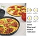 thumbnail image 4 of Billuyoard Molde para hornear con revestimiento antiadherente de acero al carbono para Pizza, tostador de fondo extraíble casero, bandeja de Type2 NO2, 4 of 6