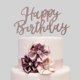 thumbnail image 5 of Happy Birthday Cake Topper, 22 Pack Rose Gold Birthday Cake Toppers, Girl Birthday Cake Topper, Heart, Stars Happy Birthday Cake Topper - Suitable for, 5 of 5