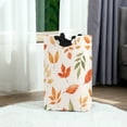 thumbnail image 6 of Yayeee Freestanding Laundry Hamper with Handle Collapsible Large Storage Basket for Clothes, Beige Autumn Leaves, 6 of 7