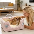 thumbnail image 6 of Cat and Dog Bed – Soft Plush Pet Sleeping Cushion for Small Medium Pets,Cozy Washable Indoor Cat Bed & Dog Bed with Non-Slip Bottom, 6 of 6