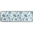 thumbnail image 6 of Dreamtimes Paisley Blue Flower Hallway Runner Rug 2'x6' Kitchen Rug with Rubber Backing Unique Bird Non Slip Entryway Rug Runner Washable Soft Area Rug for Hallway Bedroom Kitchen Decor, 6 of 6