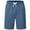 Gray-blue, variant on Mens Casual Shorts Cotton Drawstring Summer Beach Stretch Twill Chino Golf Shorts Whit Zipper Pockets White 36