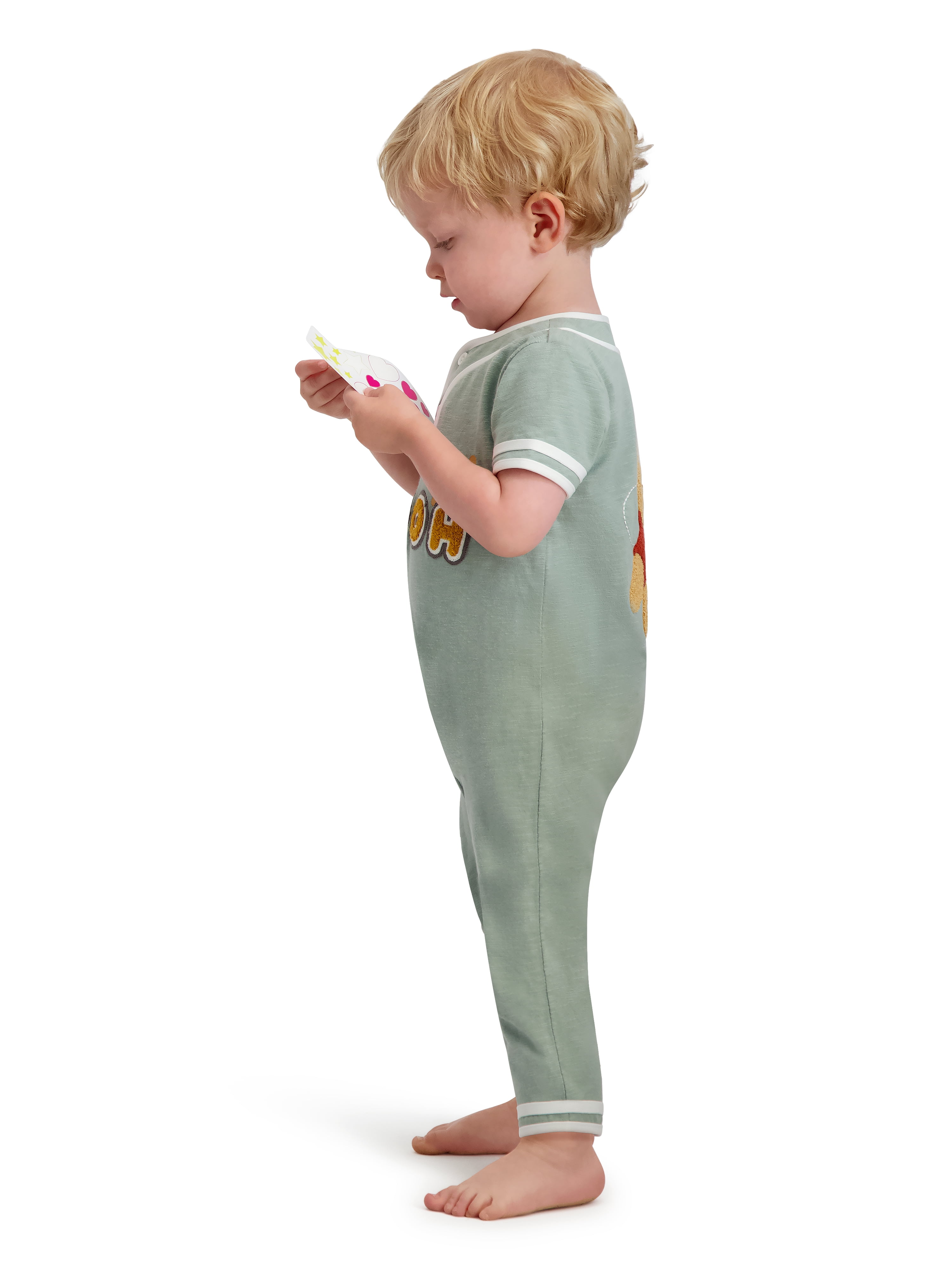 Winnie The Pooh Baby Boy Short Sleeve Romper, Sizes 0/3 Months-24 Months