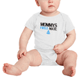 thumbnail image 2 of Mommys First Mate I Love Mom and Dad Cute Baby Clothing Bodysuits Boy Girl Unisex, 2 of 5