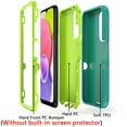 thumbnail image 4 of NIFFPD Galaxy A03S Case with Screen Protector Anti Spy Privacy Shockproof Case for Samsung Galaxy A03S Green&Yellow, 4 of 5