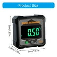 thumbnail image 4 of BIBABLYKE High Precisions Digital Angles Gauges with LCD Display IP54 Waterproof Digital Inclinometer for Construction & Woodworking, 4 of 8