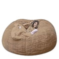 thumbnail image 1 of Lazy Sofa Bean Bag Artificial Fur Bean Bag Bean Sofa, 1 of 2