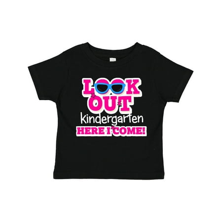 

Inktastic Look out Kindergarten Here I Come Gift Toddler Toddler Girl T-Shirt