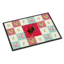 Malaysian Serama Chicken Love Door Mat