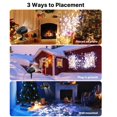 thumbnail image 4 of Christmas Snowfall Projector Lights, LED Christmas Snowfall , IP65 Waterproof Spotlight Lighting ,Easy to Setup, 4 of 4