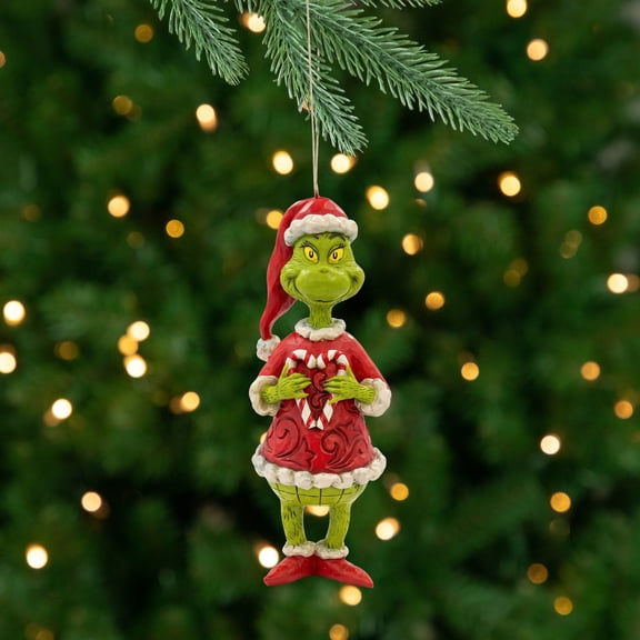 Department 56 Dept 56 Grinch Holding Candy Cane Christmas Ornament