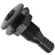 thumbnail image 4 of Accesorio de conector de manguera de resistencia al impacto ABS recto de 5/8 pulgadas a través del casco accesorio para barcos marinos negro, 4 of 12