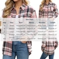 thumbnail image 3 of Enjoytime Plaid Long Sleeve Shirts for Women Flannel Button Down Shackets Fall Fashion Work Business Casual Jacket with Pocket, 3 of 7
