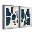 thumbnail image 2 of Wexford Home Blue Pieces I Abstract Art, Framed Art, 26.5" x 36.5" Silver Frame, Ready-Hang, 2 of 9