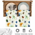 thumbnail image 5 of Spring Butterfly Dragonfly Kitchen Towels Set of 3, Beige Botanical Floral Rustic Absorbent Dish Towels for Kitchen, Microfiber Hand Towel, Quick Drying Tea Towel for Cleaning Decorative Dishcloths, 5 of 7