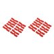 thumbnail image 1 of Eigraketly Paquete de 6 3g Barra de equilibrio de raqueta de tenis Reemplazo portátil Equilibrador de tiras de energía ponderadas en forma de H Rojo 2piezas, 1 of 6