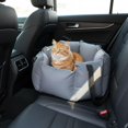 thumbnail image 1 of Cama transportín para gatos de coche, cómoda, de alta calidad, duradera, multifuncional, fácil de instalar, portátil y ligera., 1 of 10