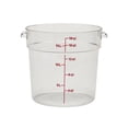 thumbnail image 1 of Cambro Camwear Food Storage Container, Round, Clear, 18 qt, 1 of 1
