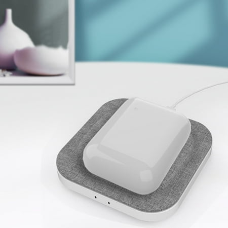 

Tiitstoy Foldable 2 In 1 Wireless Charger Compatible with IOS & android Smartphones Qi-Certified Fast Wireless Charging Pad Charger for Airpods