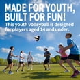 thumbnail image 2 of Voleibol RUN2PEAK, talla 5, suave, de poliuretano para jóvenes, interiores y exteriores, 2 of 9