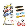 thumbnail image 1 of Mini Trottinette à Doigts en Plastique Planche à Roulettes Deux Roues Jouets, 1 of 2