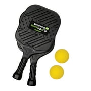 Supreme Silent Sports Pickleball Kit, 2 Durable Foam Handles and 2 Balls