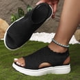 thumbnail image 4 of Willtoo Women's Breathable Orthopedic Sandals Comfortable Walking Tennis Shoes Arch Support Wide Fit Shoes, 4 of 6