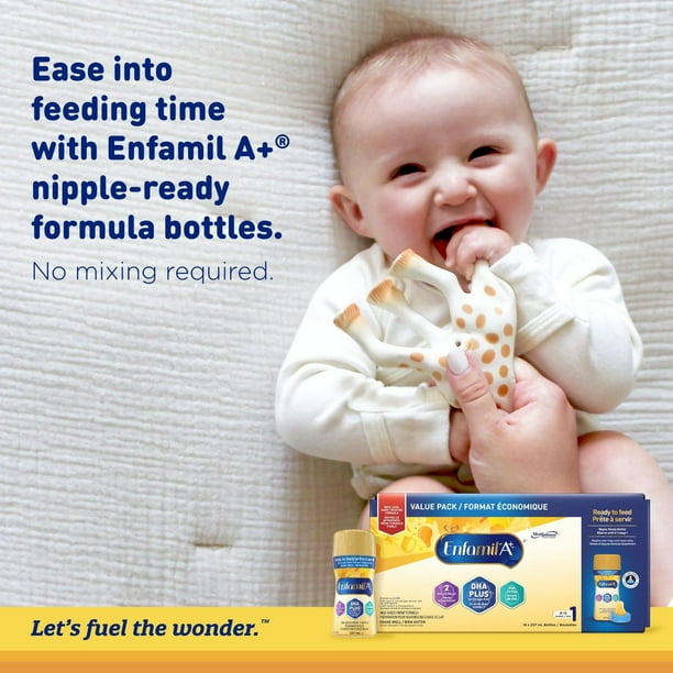 Enfamil A+® Baby Formula, Infant Formula, 0-12 months, 12x385ml