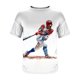 thumbnail image 4 of Tops para hombre, blusas y camisas de manga corta con cuello redondo para hombre, jersey informal con cuello redondo estampado para hombre, pantalones cortos deportivos para fitness, blusa de poliéste, 4 of 5