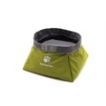 thumbnail image 1 of Tazón de viaje plegable Tazón para gatos y perros 2 en 1 Tazón de alimentación para mascotas y agua para exteriores (verde), 1 of 3