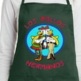 thumbnail image 2 of Los Pollos Hermanos Full Length Cotton Blend Apron-Hunter Green, 2 of 2