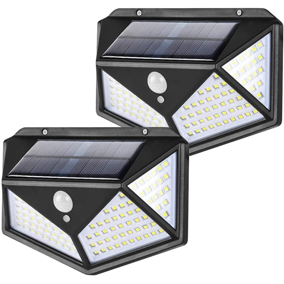 Solar Power PIR Motion Sensor Wall Lights Outdoor Garden Security Lamp