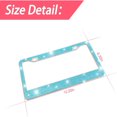 thumbnail image 2 of YOPTOP 2PCS Bling Car License Plate Frame  Sparkly Rhinestone Stainless Steel License Plate Cover/Holder  Universal for Most Cars  SUVs  Vehicles with Screw Set  Auto Accessories for Wome,lightblue, 2 of 14