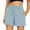 98#Sky Blue, variant on BRDFRL Athletic Sweat Shorts Women Elastic High Waisted Comfy Short Casual Lounge Shorts with Pockets Black 2XL