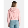 thumbnail image 3 of No Boundaries Christmas Plush Jacket, Women's & Women's Plus, 3 of 5