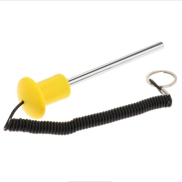 Pasador de pila de pesas, accesorios para pasadores de pesas, entrenamiento de fuerza, fitness multiusos Amarillo 10x105mm