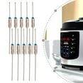 thumbnail image 3 of Temperature Resistant Circuit Cut Off Fuse 10 Pack AC250V 10A Thermal Cutoffs for High Temperature Applications, 3 of 8