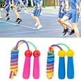thumbnail image 2 of Skipping Rope, Kid Jump Rope for Children Wood Handle & Woven Cotton Jumping Rope 2.4m/7.87Feet Christmas Birthday Gift, 2 of 12