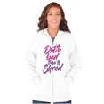 thumbnail image 3 of Shred Mode Motivational Gym Workout Zip Hoodie Sweatshirt Women Brisco Brands S, 3 of 5
