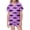 Purple, variant on Outfit Sets for Girls Halloween Cute Stylish Print Silky Short Sleeve Shirt Shorts Loungewear 2 Piece Outfits Size 2-3Y