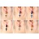 thumbnail image 4 of Minnieouse Pendientes en forma de Cruc de acero inoxidable para hombre, pendientes de Hip Hop, accesorio de moda, Clip en pendiente, aro, suministros de Ropa, zapatos y accesorios Miscelánea Dorado Minnieouse AP012828-04, 4 of 6