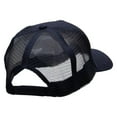 thumbnail image 4 of Astronaut Rides Five Panels Pro Style Trucker Mesh Cap - Navy OSFM, 4 of 5