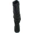 thumbnail image 4 of TOP Moda Data-1 Women's Shoes Cute & Comfort Round Toe Flat Heel Slouchy Mid Calf Boot, 4 of 7
