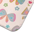 thumbnail image 3 of 2pcs Fantasy Floral Butterfly Drying Mat Super Absorbent Microfiber Pad Dreamy Butterfly Design Foldable Countertop Protector, 3 of 4